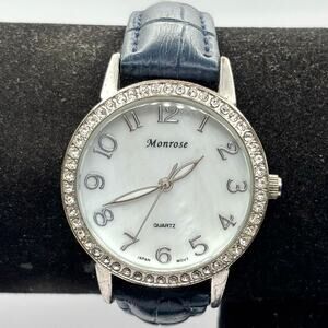 Silver & Blue Monrose Watch